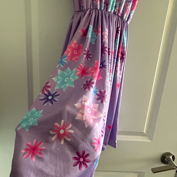 ISABELA DRESS • Ruffle Short Sleeves • Purple/Pink • 5-7 • - Picture 3 of 9
